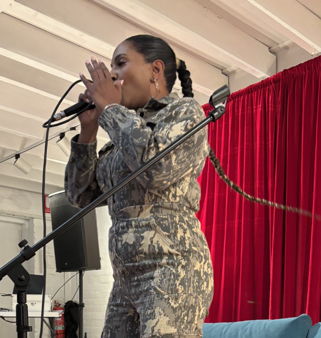 Safya at the Sound for Change event